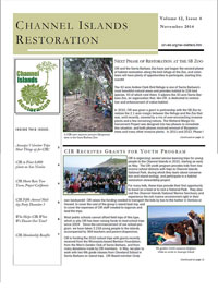Channel Islands Restoration August 2014 newsletter